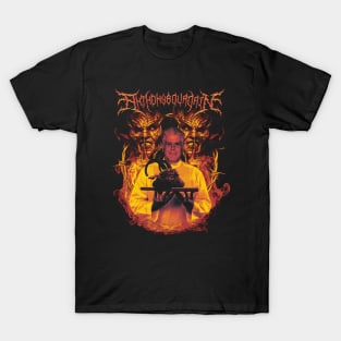 Anthony Bordain Satanic Black Metal T-Shirt